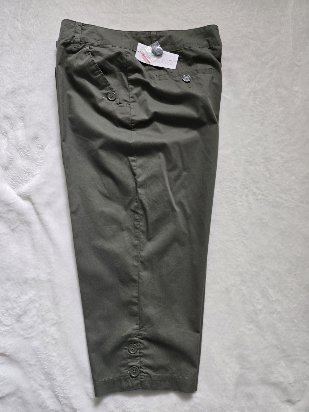 Women's Olive Capris - Classic Pull-On Style